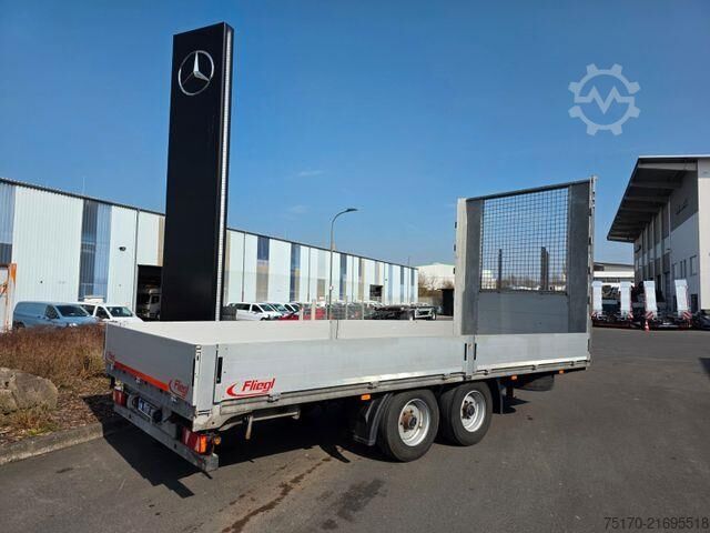 Plattformanhänger Fliegl TPS 119 GFA-Achsen Auffahrrampen Knorr ABS