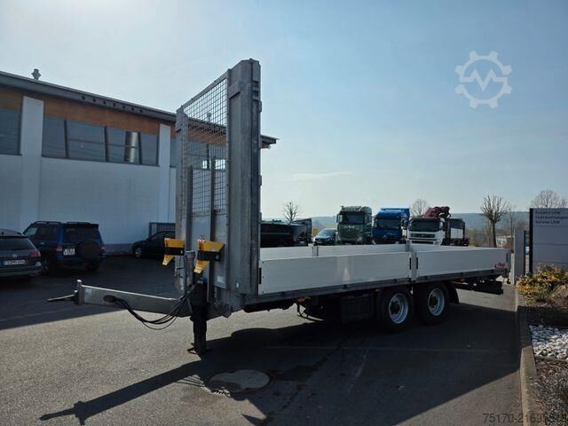 Plattformanhänger Fliegl TPS 119 GFA-Achsen Auffahrrampen Knorr ABS