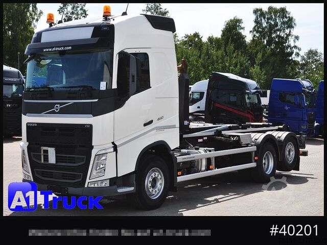 Roll-off tipper truck VOLVO FH 460 , VDL S21-6200 Lenkachse