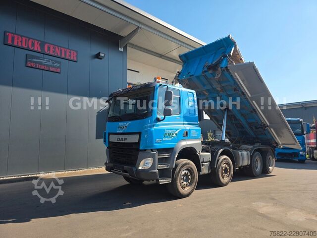 Kipper LKW DAF CF 460 / 8X4 / BORDMATIK / Ret / Plane