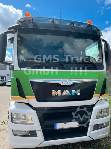 LKW mit Pritsche (offen) MAN TGS 26.480 / 19m Kran Palfinger PK 18502 FUNK