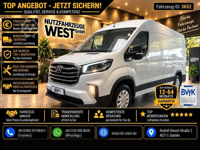 Kastenwagen hoch MAXUS Deliver 9 2.0 TDCi L3H2 Luxury*Kamera*Garantie*