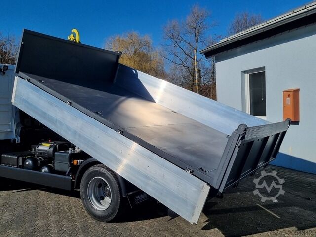 Telehoist load lugger van man TGL 8.220 BL City Abollkipper 6t Powermatic AHK2