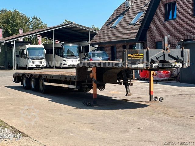 Tieflader-Sattelauflieger HRD NTG Tieflader, ausziehbar, verbreiterbar