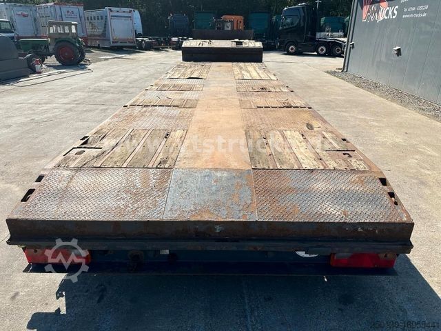 Low loader semitrailer HRD NTG Tieflader, ausziehbar, verbreiterbar