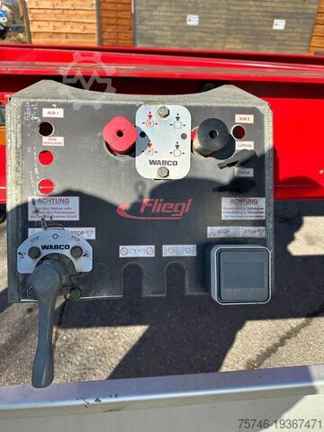 Container transportation Fliegl Containerchassis für 2 Wechselbrücken 15 m extr...