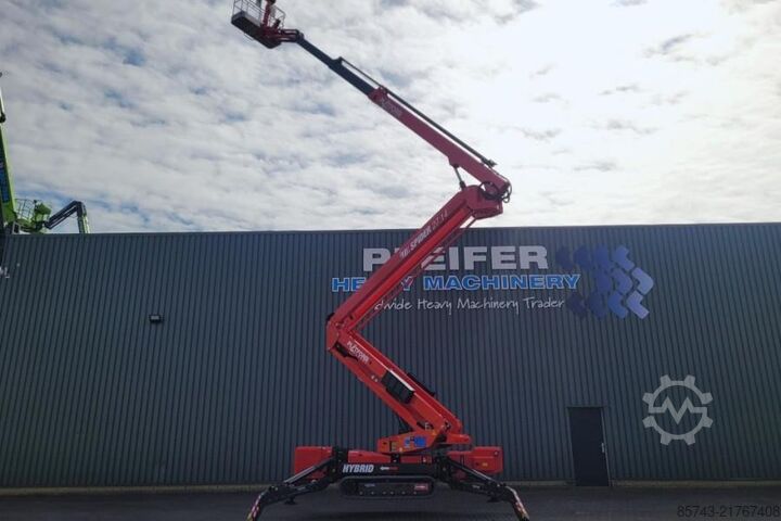 Articulated boom lift Platform Basket Spider 27.14 CE Declaration, Valid inspection, *Gu