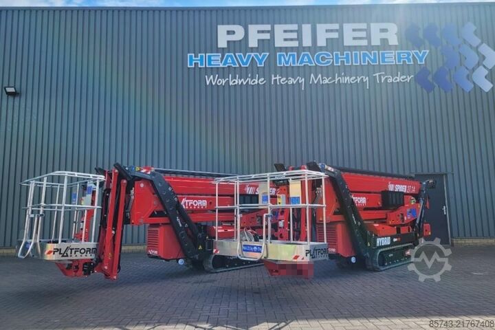 Articulated boom lift Platform Basket Spider 27.14 CE Declaration, Valid inspection, *Gu