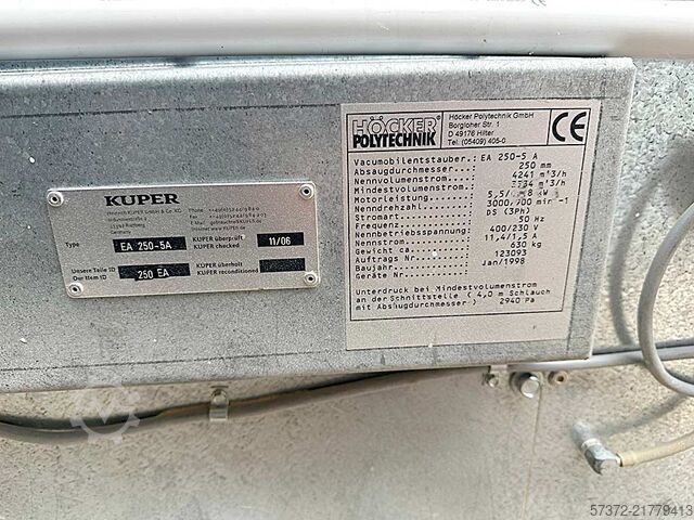 Suction Unit Höcker Polytechnik EA 250-5A