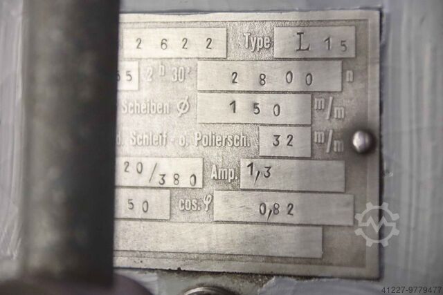 Werkzeugschleifmaschine Bösch L 15 2 Stationen