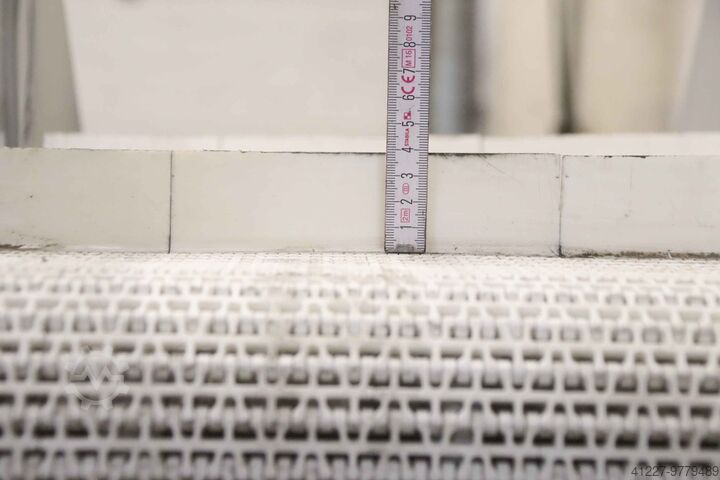 Steigförderband 12 m/min Edelstahl 5040 x 455 mm