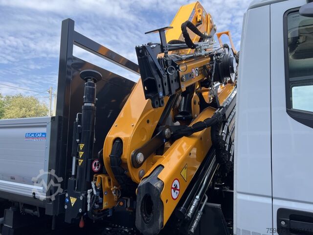 Dreiseitenkipper mit Kran Iveco Eurocargo 180-280