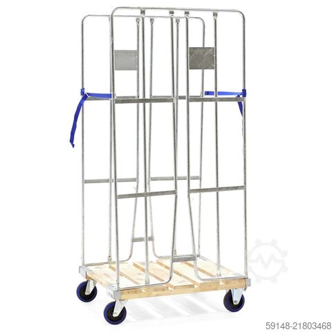 Used 2-Sides clamp fences + 2 tensioning belts, L: 800, W: 680, H: 1700 (mm).  685ltr, L: Kruizinga 1812HHB688017GB