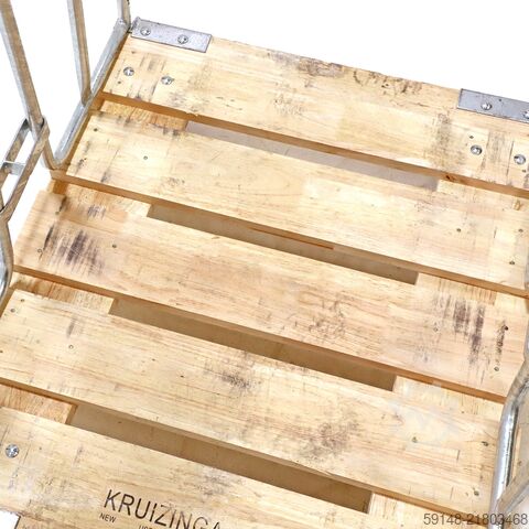 Used 2-Sides clamp fences + 2 tensioning belts, L: 800, W: 680, H: 1700 (mm).  685ltr, L: Kruizinga 1812HHB688017GB