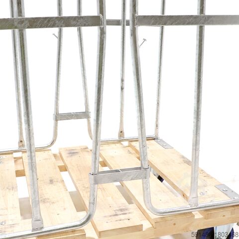 Used 2-Sides clamp fences + 2 tensioning belts, L: 800, W: 680, H: 1700 (mm).  685ltr, L: Kruizinga 1812HHB688017GB