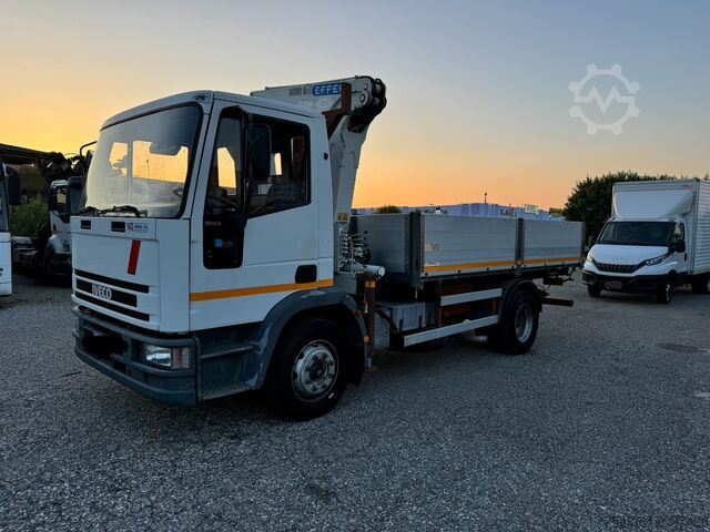 Tipper truck Iveco Eurocargo 120 E 15 ribaltabile + gru