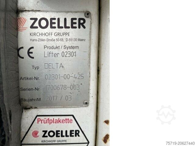 Garbage truck Mercedes-Benz 2635 Econic 6x2 Faun 524 Vario/Motorschaden