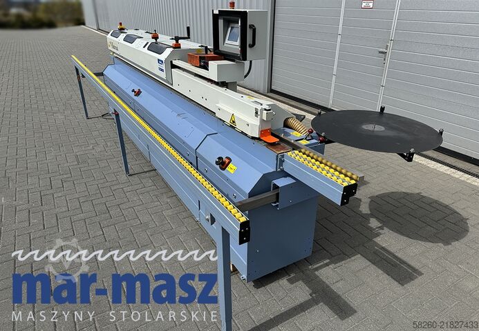 Serviced edge banding machine HEBROCK AKV 3005DK-F zarabianie naroży, wstępny frez