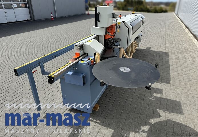 Serviced edge banding machine HEBROCK AKV 3005DK-F zarabianie naroży, wstępny frez