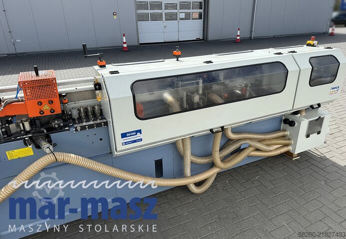 Serviced edge banding machine HEBROCK AKV 3005DK-F zarabianie naroży, wstępny frez