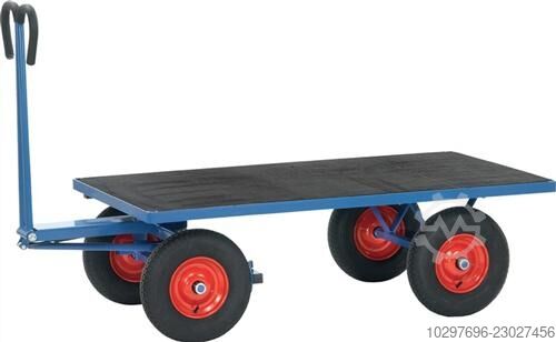Hand flatbed trolley without superstructure - 1 unit  