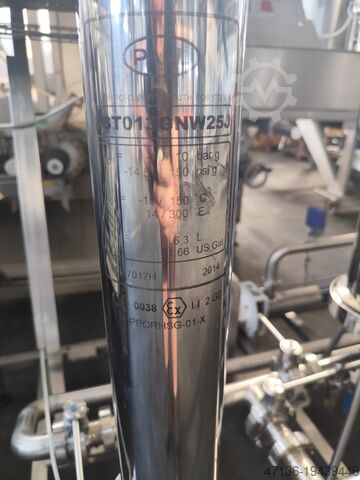 Kerzenfilter automat Pall Automatic mit Steuerung und Pumpe
