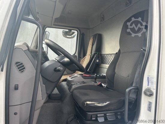 Flatbed truck with tarp DAF LF 260 16 TONNER PLANE MIT LBW, AUTOMATIK, E6