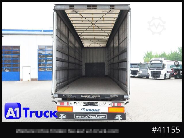 Open semitrailer with tarp KRONE SD, Tautliner Mega, Liftachse