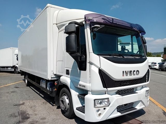 Box truck IVECO EUROCARGO 120E21 BOX+SPONDA