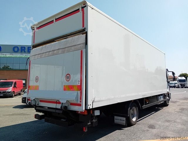 Box truck IVECO EUROCARGO 120E21 BOX+SPONDA