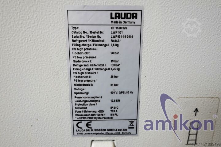 Recirculating cooler -90 to +200°C 15 kW Lauda Prozess-Thermostat Integral XT 1590 WS