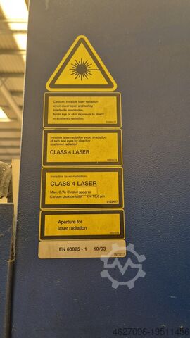 Laser cutting machine Trumpf 5kW 5030 L16