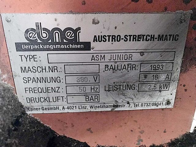 Pallet Wrapping Machine Pamminger/Ebner ASM Junior