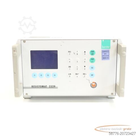Burster Komponente Burster burster 2329 RESISTOMAT Widerstandsmessgerät SN:439068