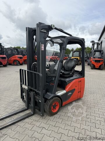 Electric 3-wheel forklift Linde E14-02