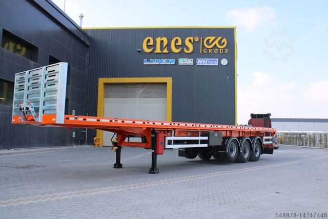 Flatbed semitrailer Lider Flatbed 3 axles