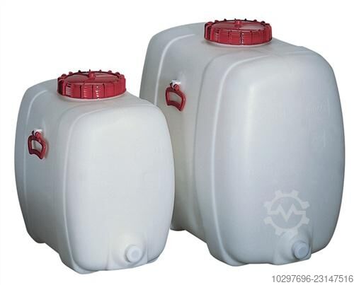 Drum 150 l PE white, 2 carrying handles – 1 pc GRAF 
