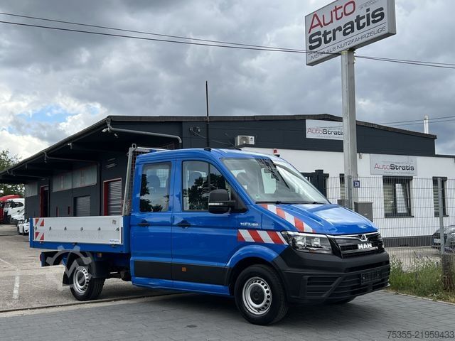 Pritschenwagen MAN TGE 3.180 DOKA 7-Sitz AHK 1-Hand orig. 152tsd km