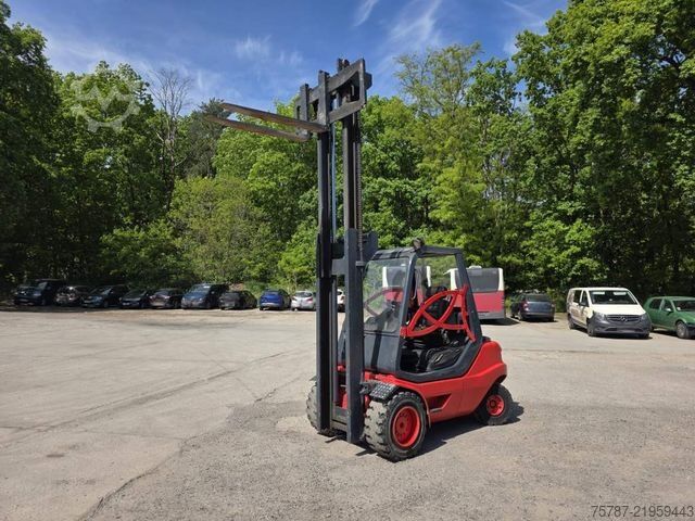 Front loader forklift LINDE H35-03 SDtapler Duplex Mast, 5.600 Kg zul. GGW