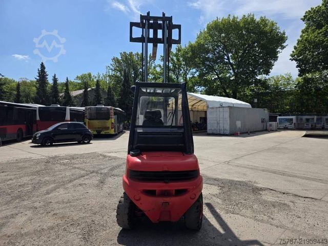 Front loader forklift LINDE H35-03 SDtapler Duplex Mast, 5.600 Kg zul. GGW