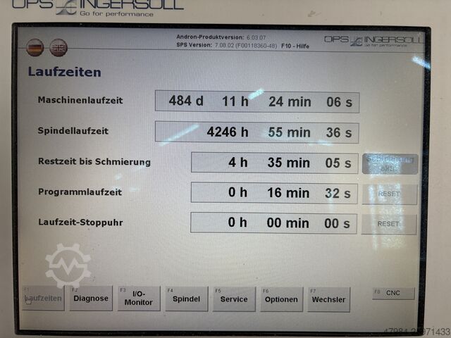 Universal-Bearbeitungszentrum OPS INGERSOLL SPEED HAWK 550