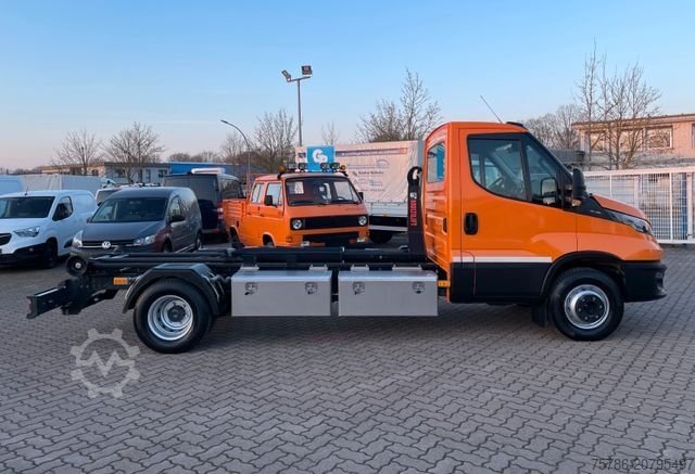 Transporter mit Kipper IVECO Daily 72C18 BL/ Hiab CityHaken/ AC/ Luftfederung
