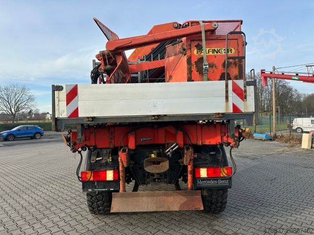 LKW mit Pritsche (offen) UNIMOG U 500 / Palfinger PK 23000 / Personenkorb/ Winde
