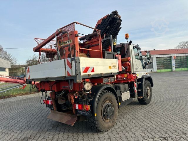 LKW mit Pritsche (offen) UNIMOG U 500 / Palfinger PK 23000 / Personenkorb/ Winde
