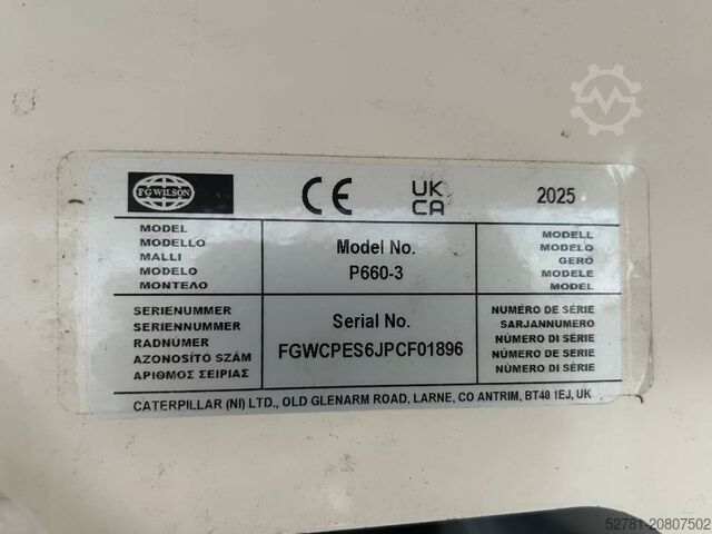 Aggregat FG Wilson P660-3 - 660 kVA Genset - DPX-16022