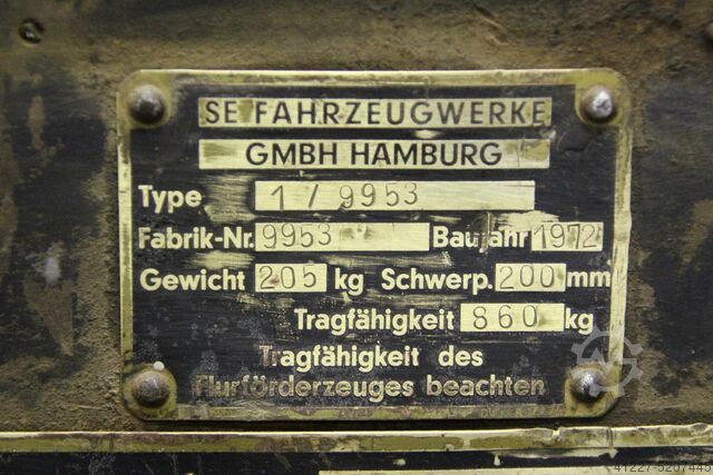 Zinkenverstellgerät SE Fahrzeugwerke 1/9953