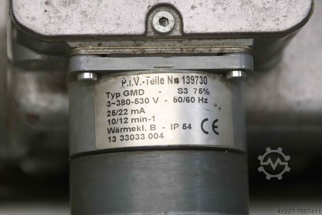 Variable gear 53-255 rpm PIV KSC 432 B3