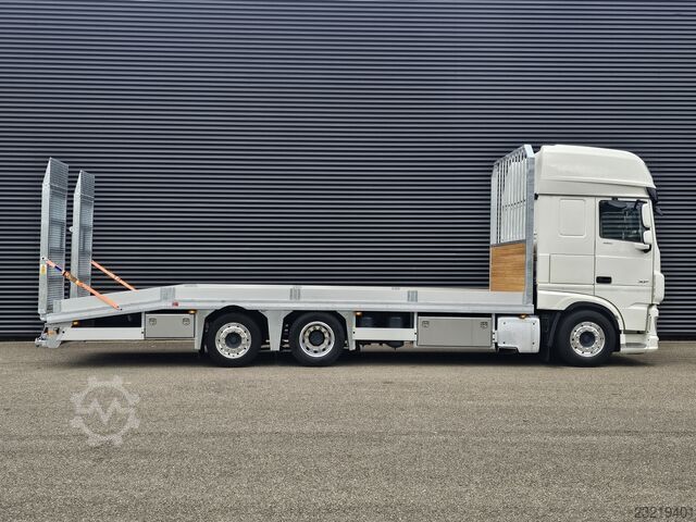 DAF XF 480 6x2-4 / RAMPED MACHINE TRANSPORTER DAF XF 480 6x2-4 / OPRIJ - MACHINE TRANSPORT