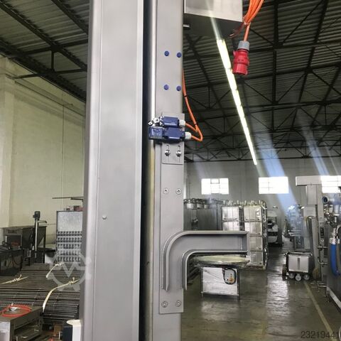 Mobile loader for 200L eurobins Barsso mobiele lift voor 200L normwagens