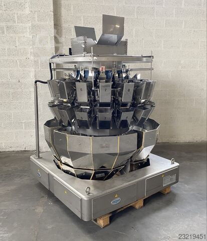 Filling, weighing and packaging line Ishida-Rovema-Paal Afvul– weeg- en verpakkingslijn